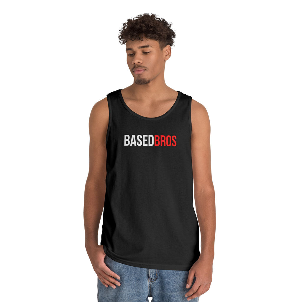 Black Tank with red back logo