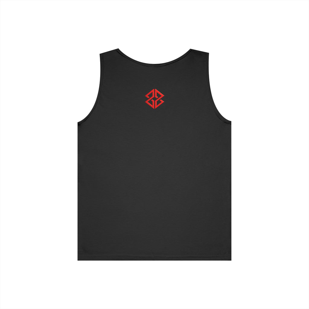 Black Tank with red back logo