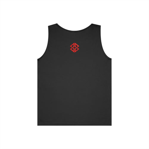 Black Tank with red back logo
